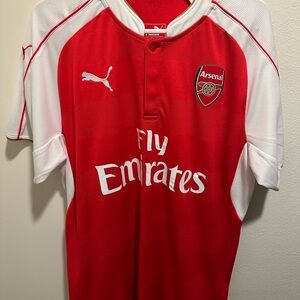 Puma Kids Arsenal Red White Jersey